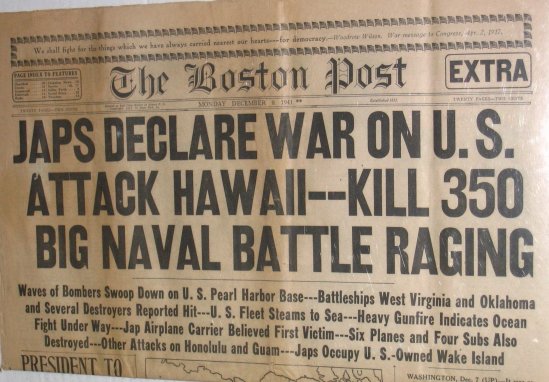 headlines-Pearl-Harbor